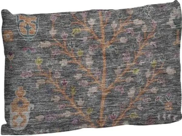 Dalyn Rug Company Hatay Gray 14"x20" Style 2 Throw Pillow