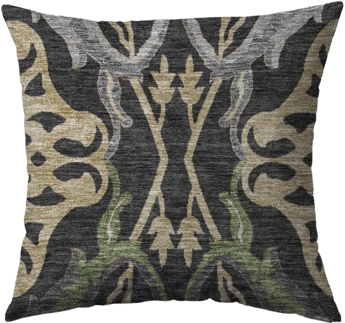 Dalyn Rug Company Hatay Black 18"x18" Style 5 Throw Pillow