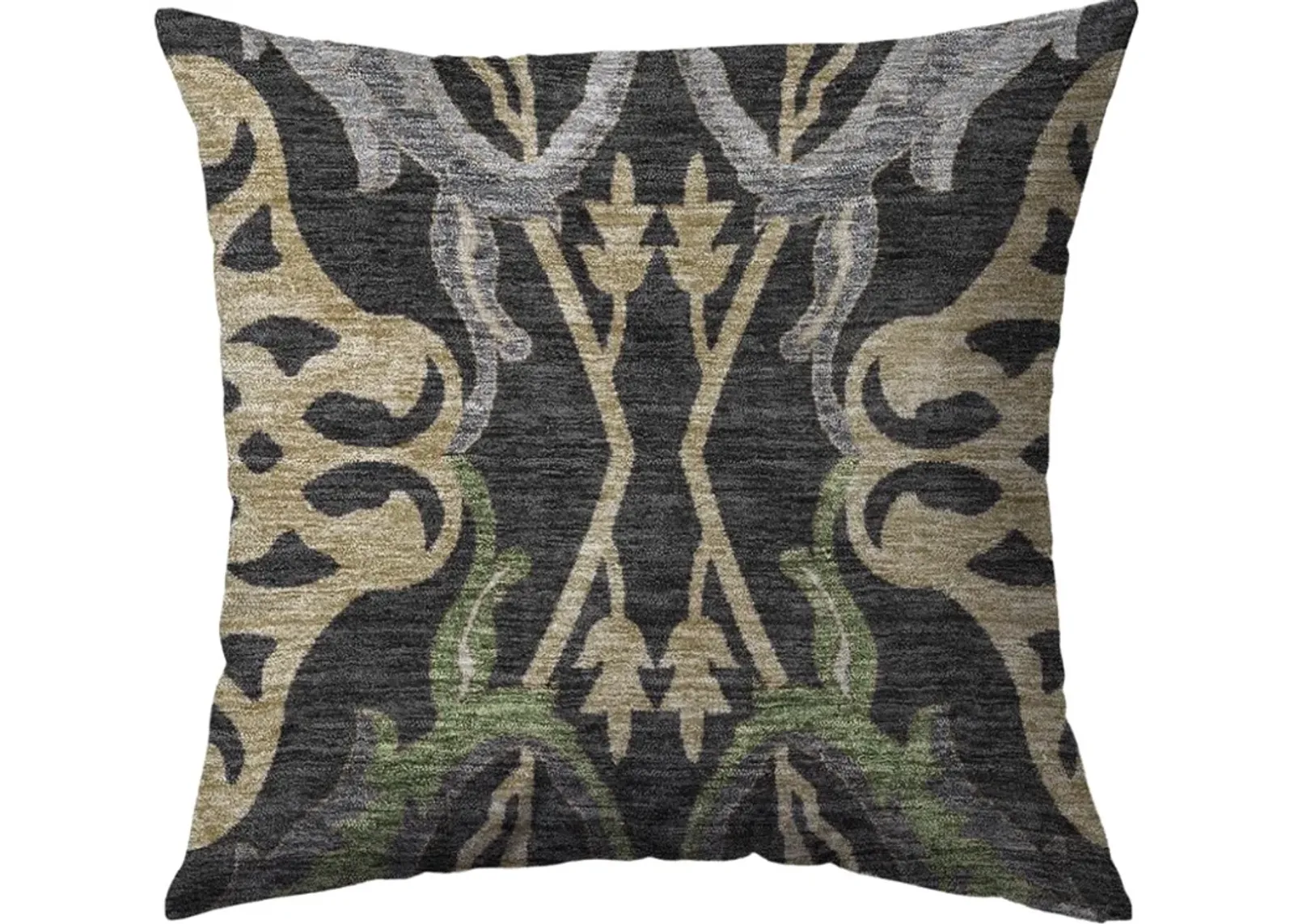 Dalyn Rug Company Hatay Black 18"x18" Style 5 Throw Pillow