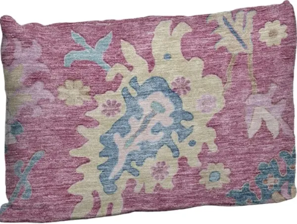 Dalyn Rug Company Hatay Pink 14"x20" Throw Pillow