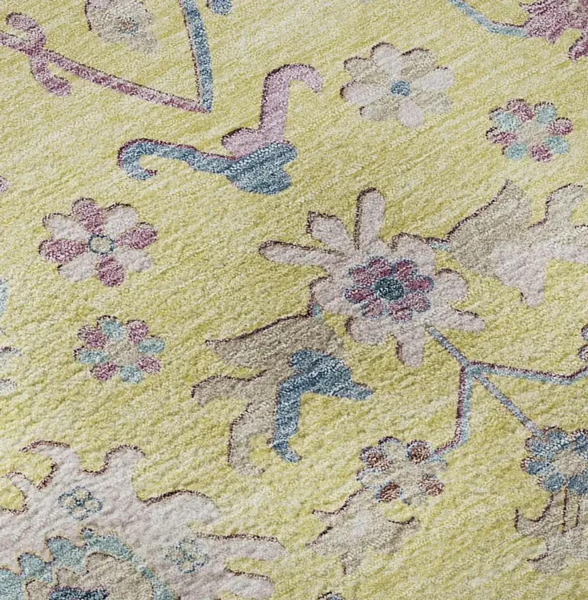 Dalyn Rug Company Hatay Yellow 14"x20" Throw Pillow