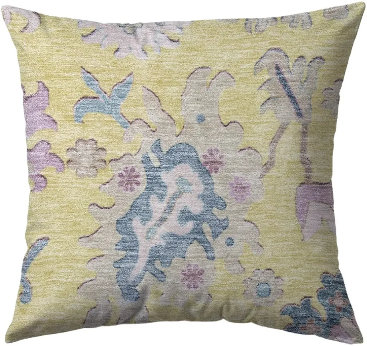 Dalyn Rug Company Hatay Yellow 22"x22" Throw Pillow