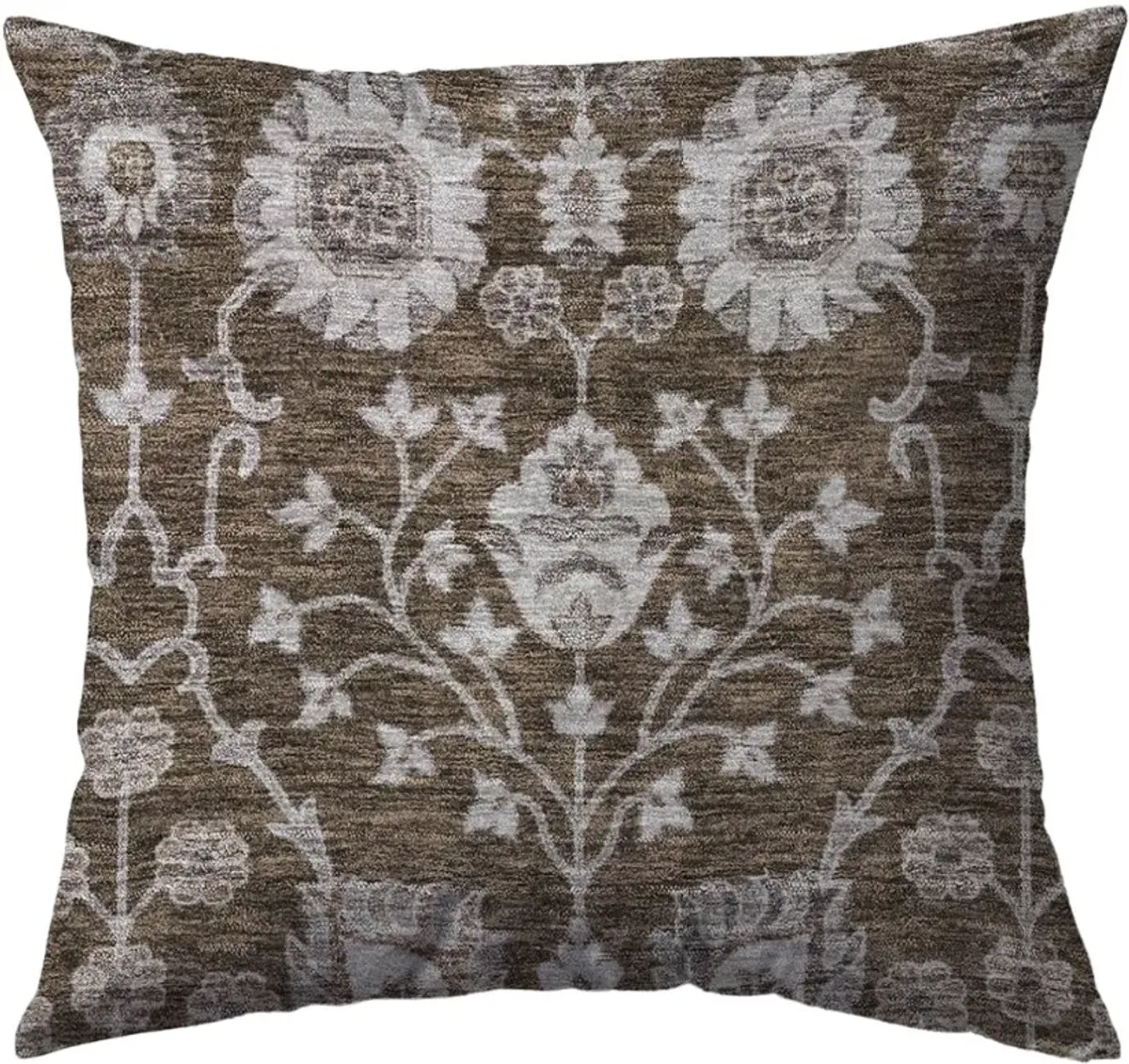 Dalyn Rug Company Hatay Chocolate 22"x22" Style 5 Throw Pillow