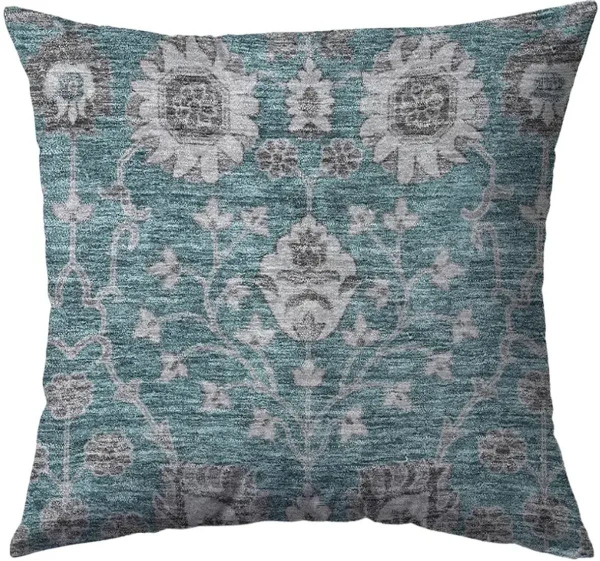 Dalyn Rug Company Hatay Teal 18"x18" Style 3 Throw Pillow