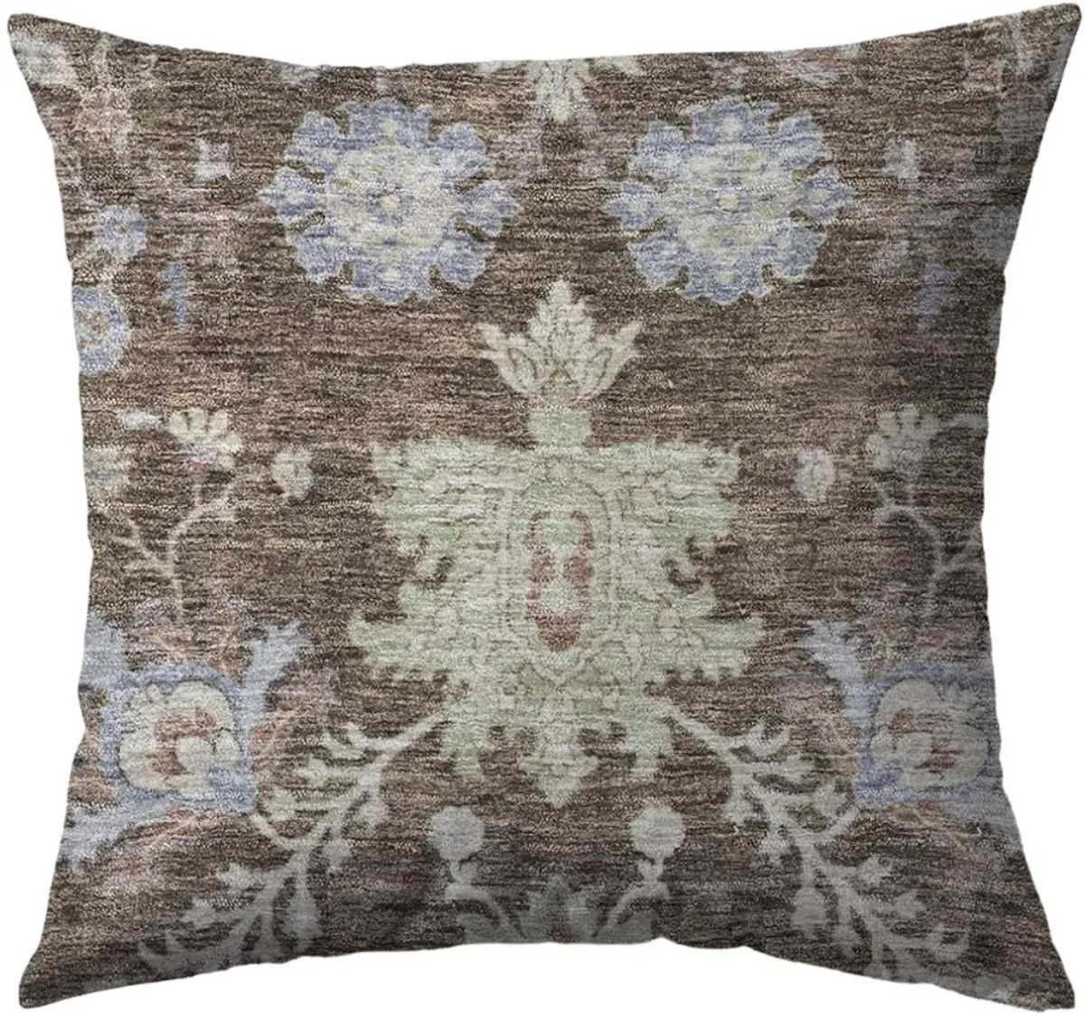Dalyn Rug Company Hatay Brown 22"x22" Style 2 Throw Pillow