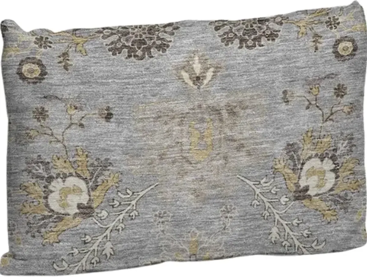 Dalyn Rug Company Hatay Gray 14"x20" Style 3 Throw Pillow