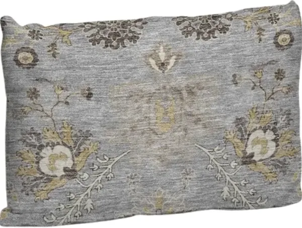 Dalyn Rug Company Hatay Gray 14"x20" Style 3 Throw Pillow