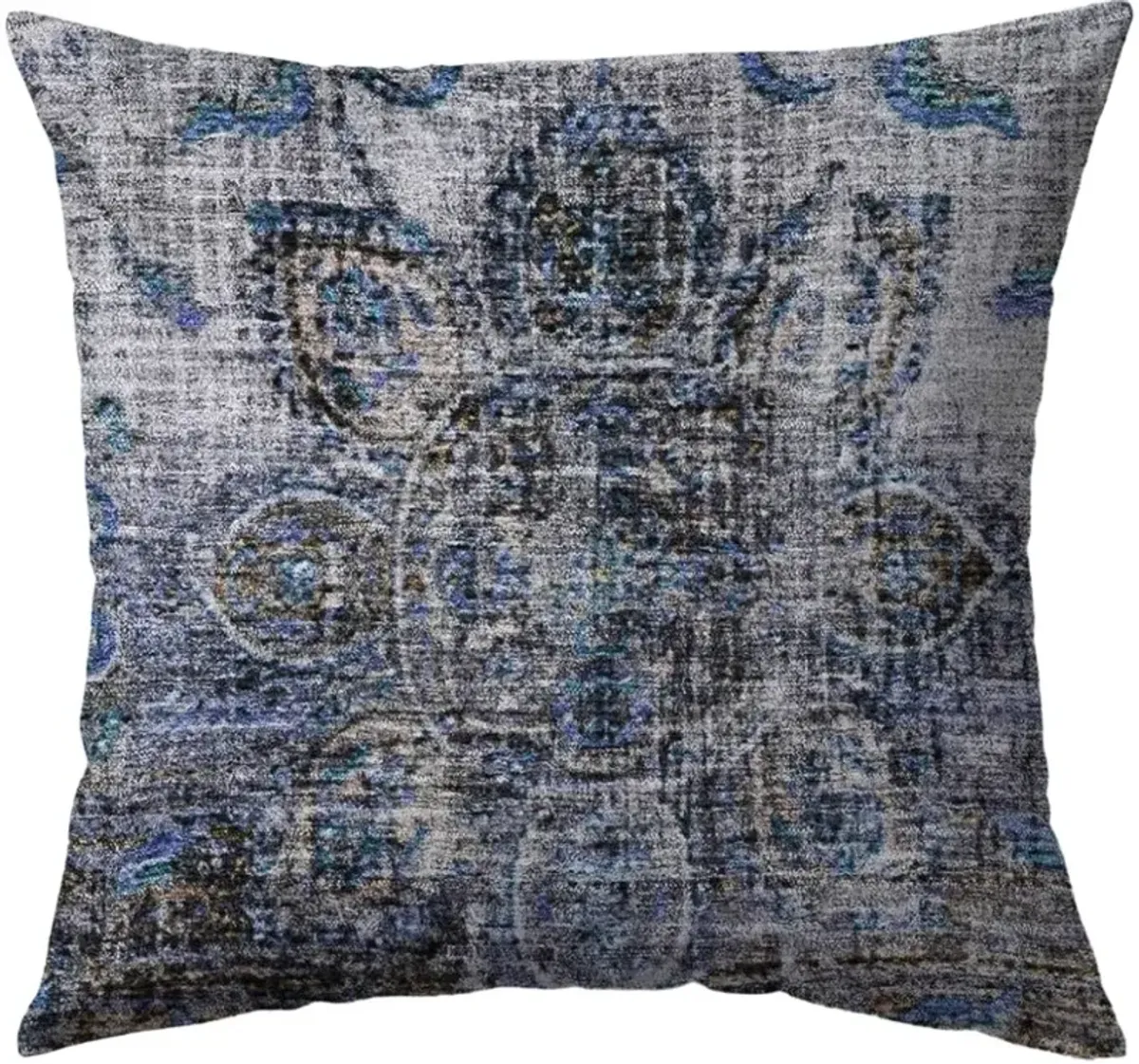 Dalyn Rug Company Karaj Blue 22"x22" Style 1 Throw Pillow
