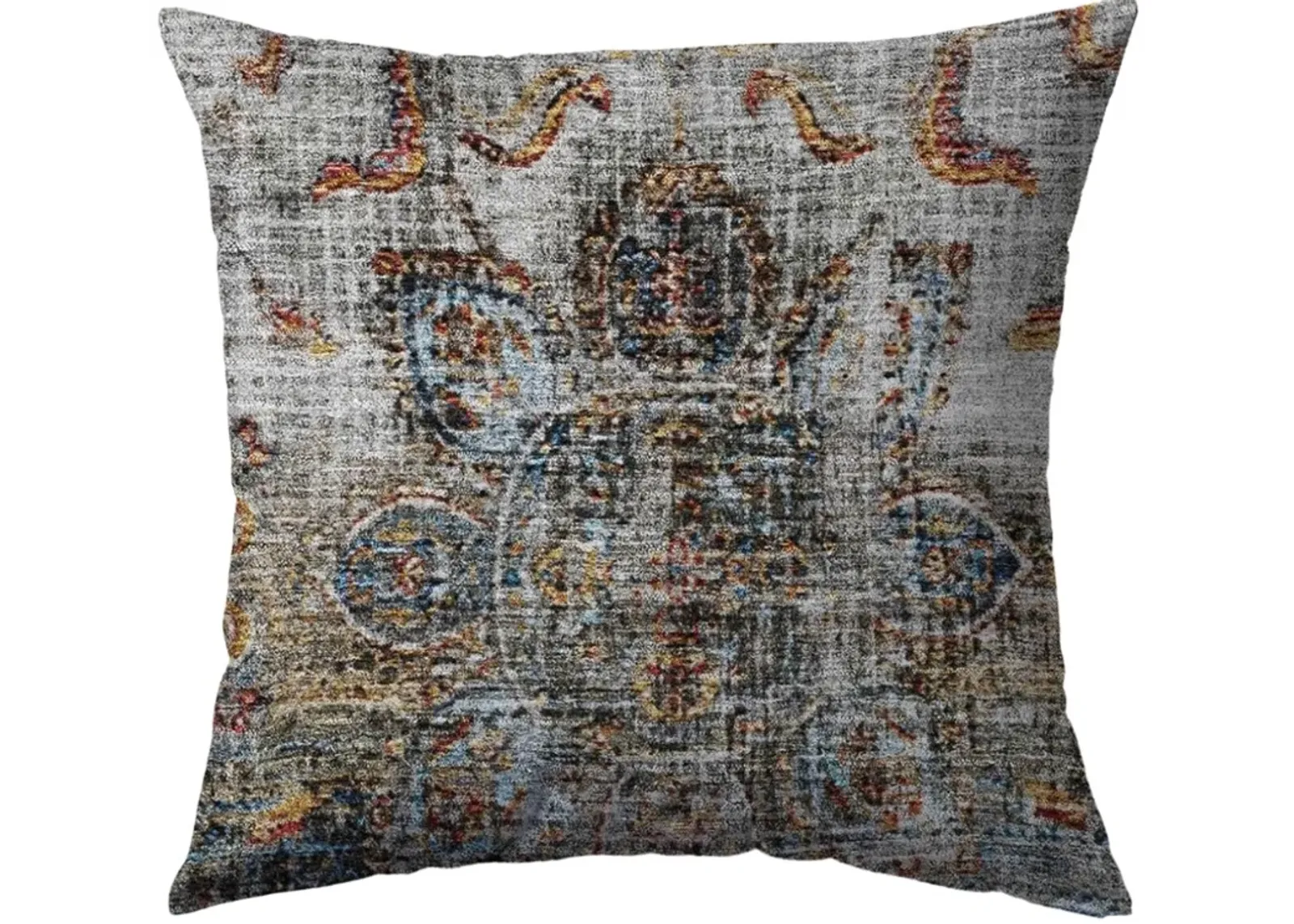 Dalyn Rug Company Karaj Copper 18"x18" Style 1 Throw Pillow