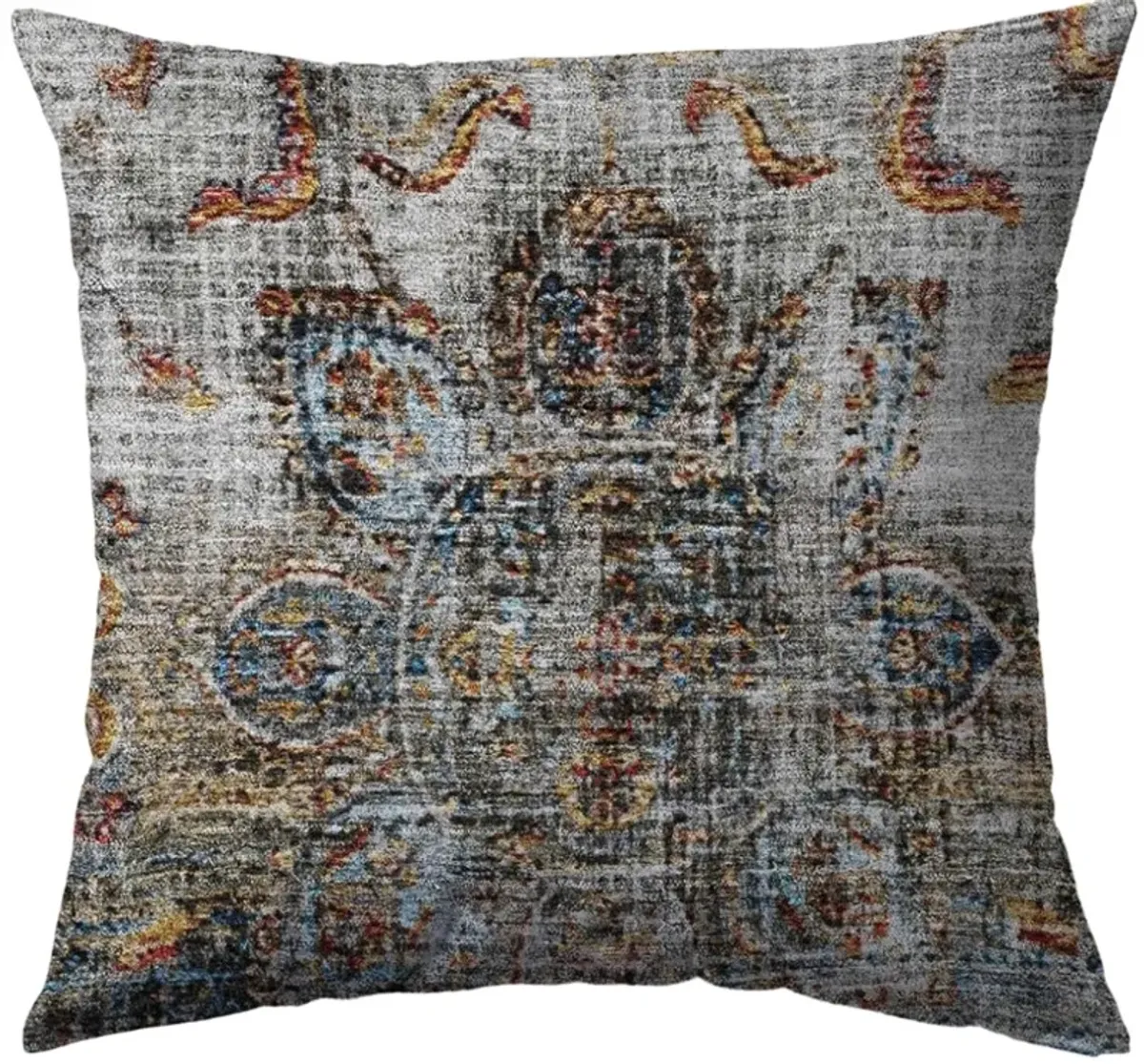 Dalyn Rug Company Karaj Copper 18"x18" Style 1 Throw Pillow