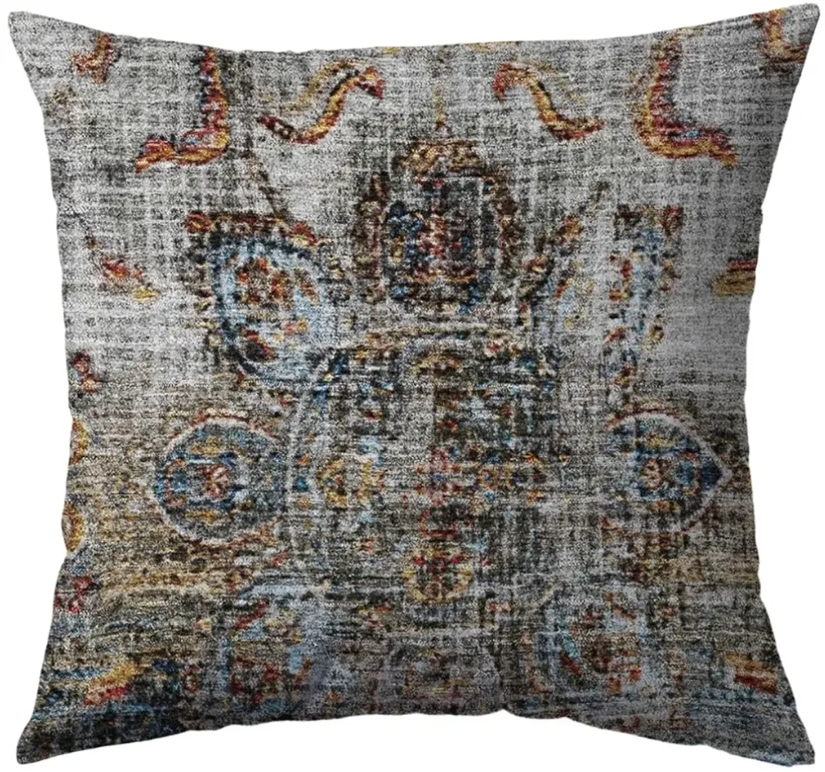 Dalyn Rug Company Karaj Copper 18"x18" Style 1 Throw Pillow