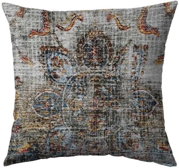 Dalyn Rug Company Karaj Copper 18"x18" Style 1 Throw Pillow