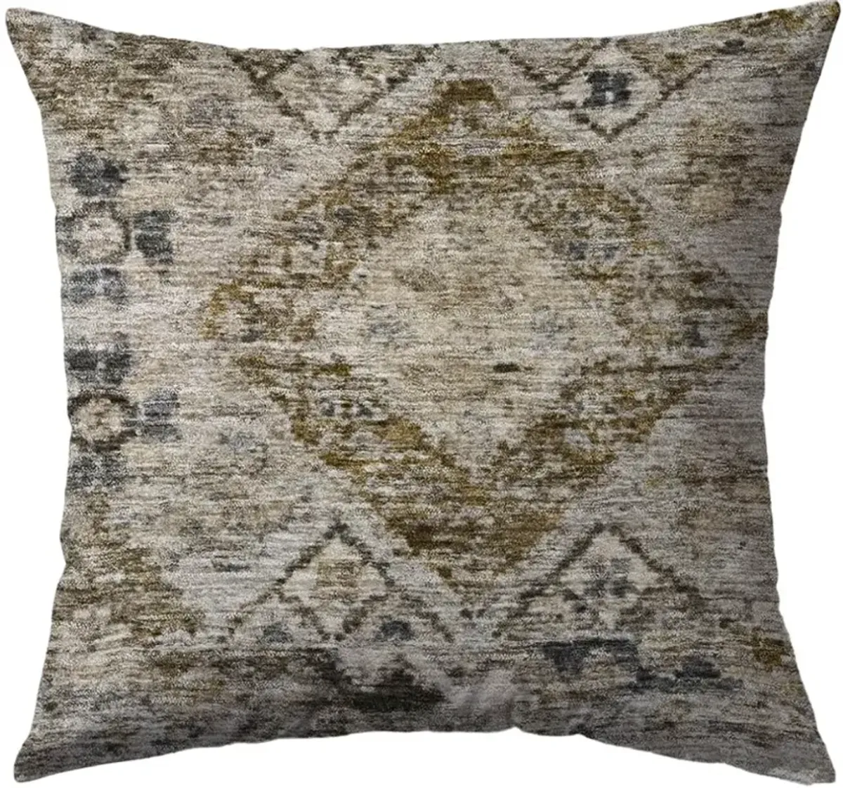 Dalyn Rug Company Karaj Brown 18"x18" Style 1 Throw Pillow