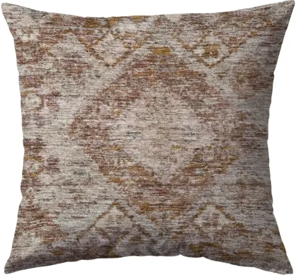 Dalyn Rug Company Karaj Copper 18"x18" Style 2 Throw Pillow