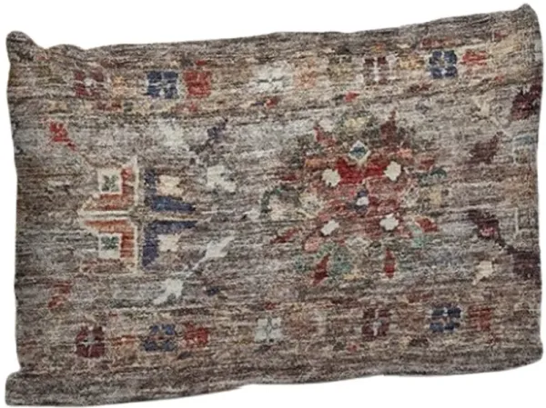 Dalyn Rug Company Karaj Gray 14"x20" Style 1 Throw Pillow