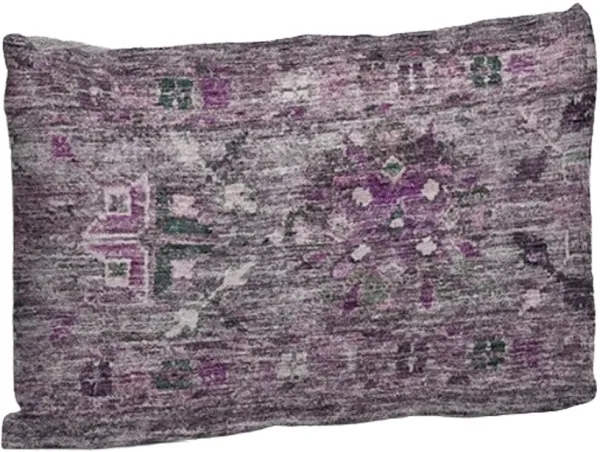 Dalyn Rug Company Karaj Purple 14"x20" Throw Pillow