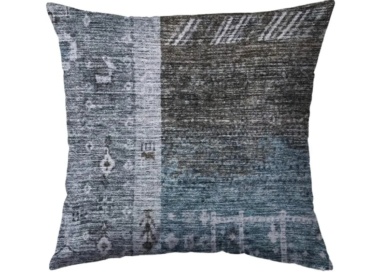 Dalyn Rug Company Karaj Blue 22"x22" Style 6 Throw Pillow