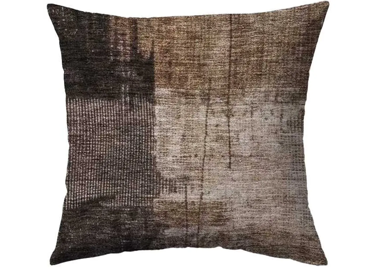 Dalyn Rug Company Nouveau Brown 18"x18" Throw Pillow