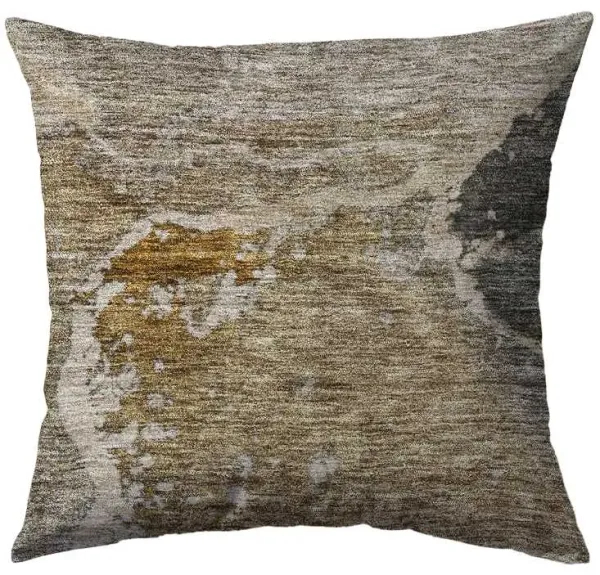 Dalyn Rug Company Odyssey Chocolate 22"x22" Throw Pillow