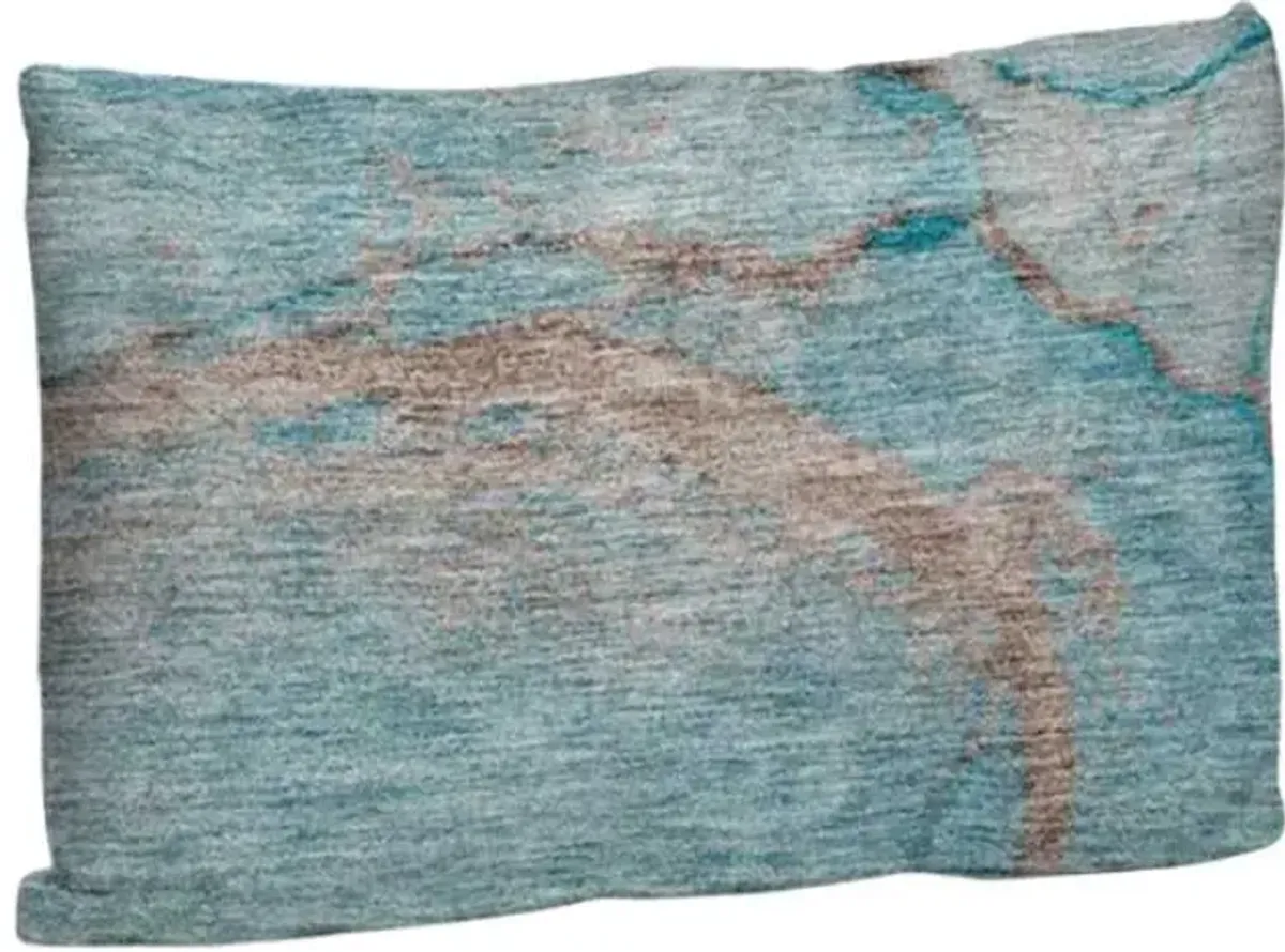 Dalyn Rug Company Odyssey Teal 14"x20" Style 2 Throw Pillow