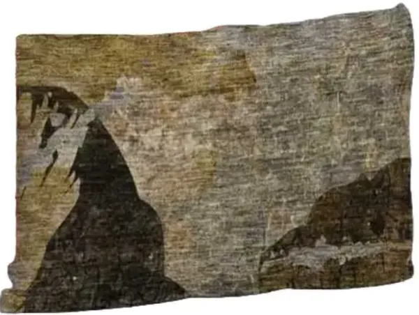 Dalyn Rug Company Trevi Mocha 14"x20" Style 3 Throw Pillow