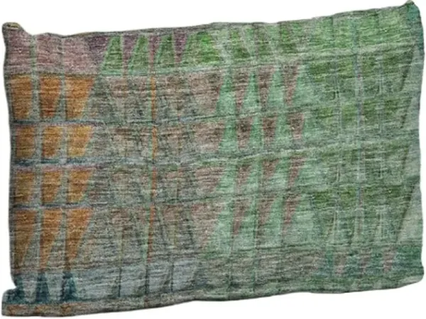 Dalyn Rug Company Trevi Green 14"x20" Style 2 Throw Pillow