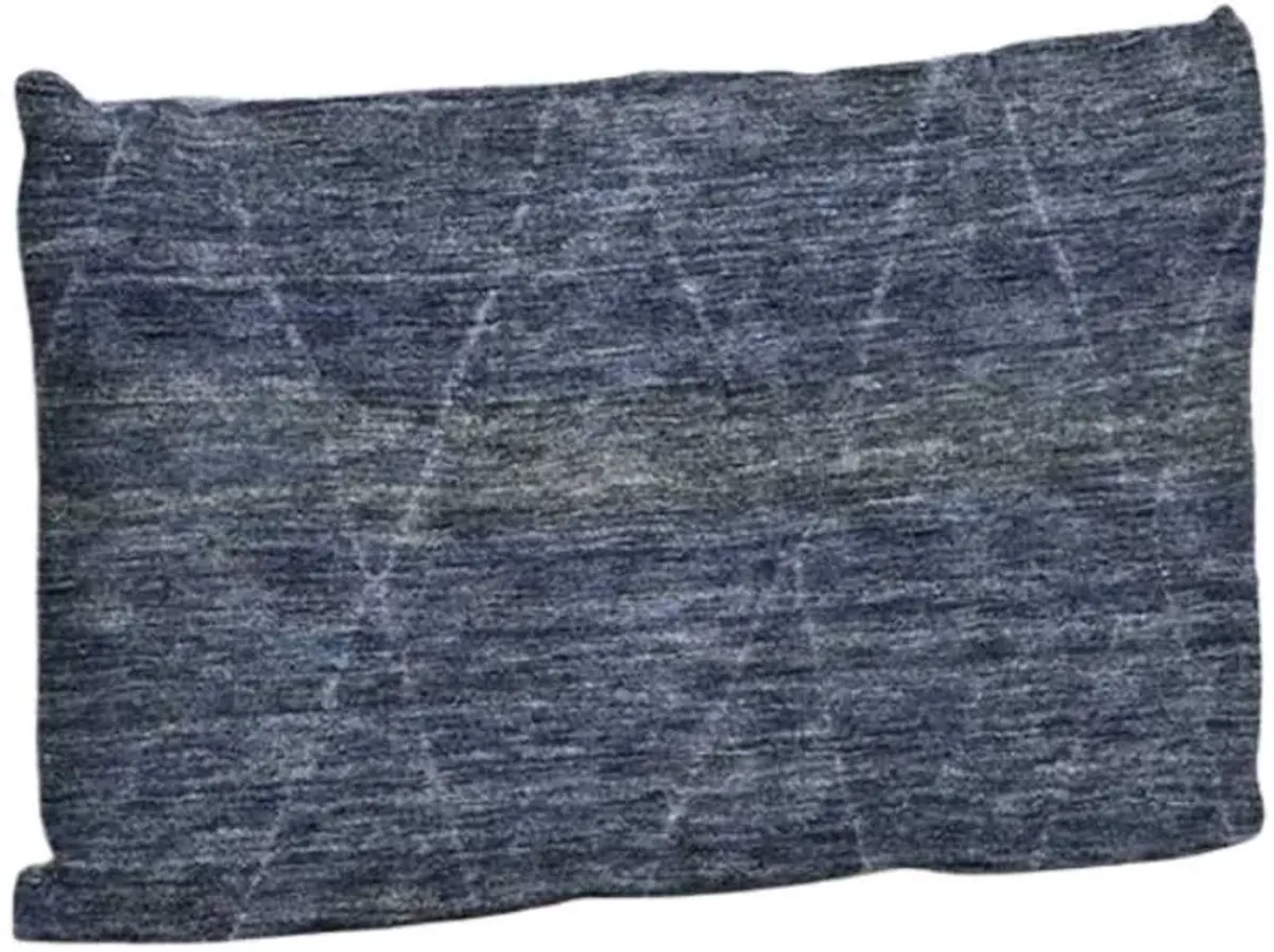 Dalyn Rug Company Burano Navy 14"x20" Feather Throw Pillow