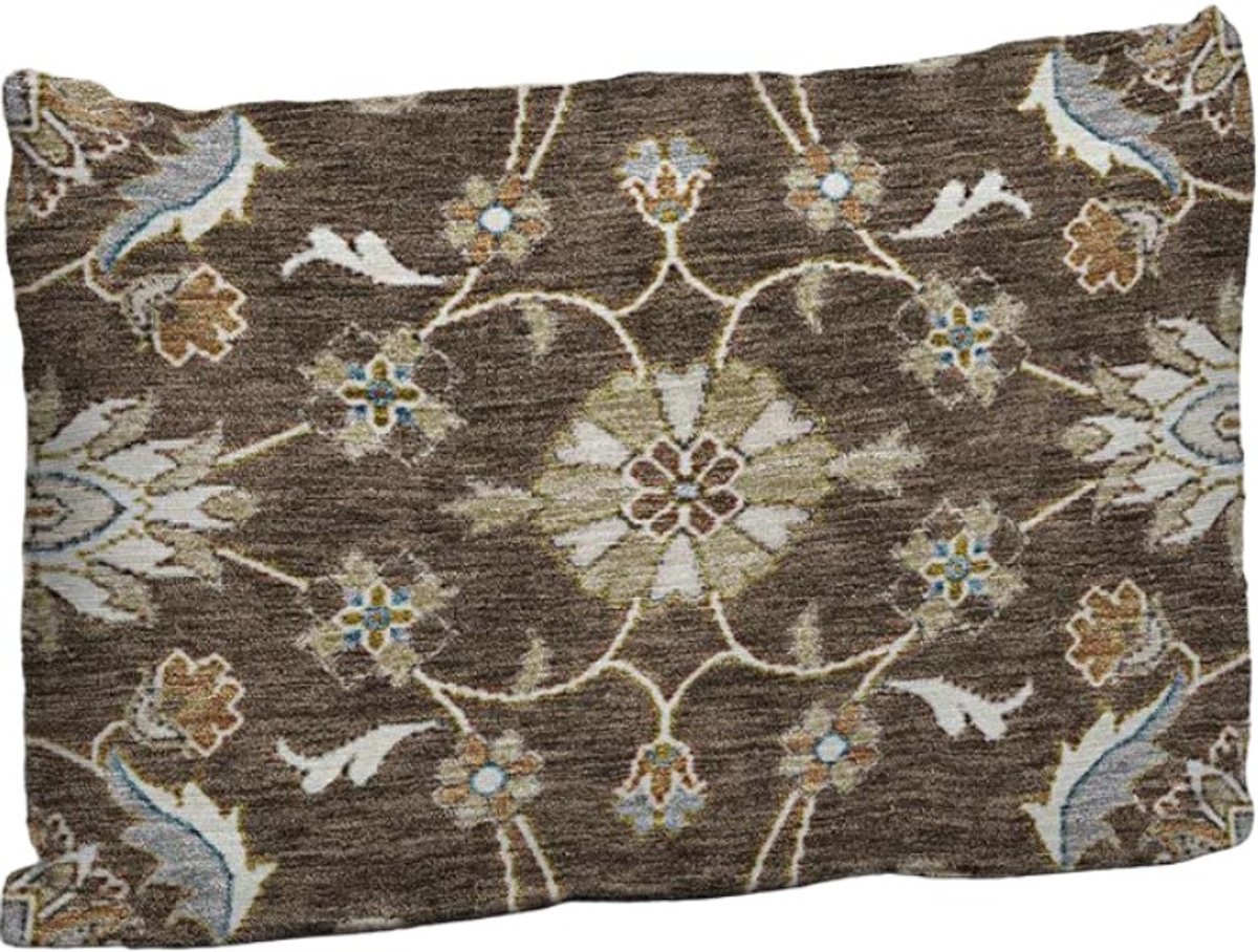 Dalyn Rug Company Hatay Chocolate 14"x20" Style 1 Feather Throw Pillow