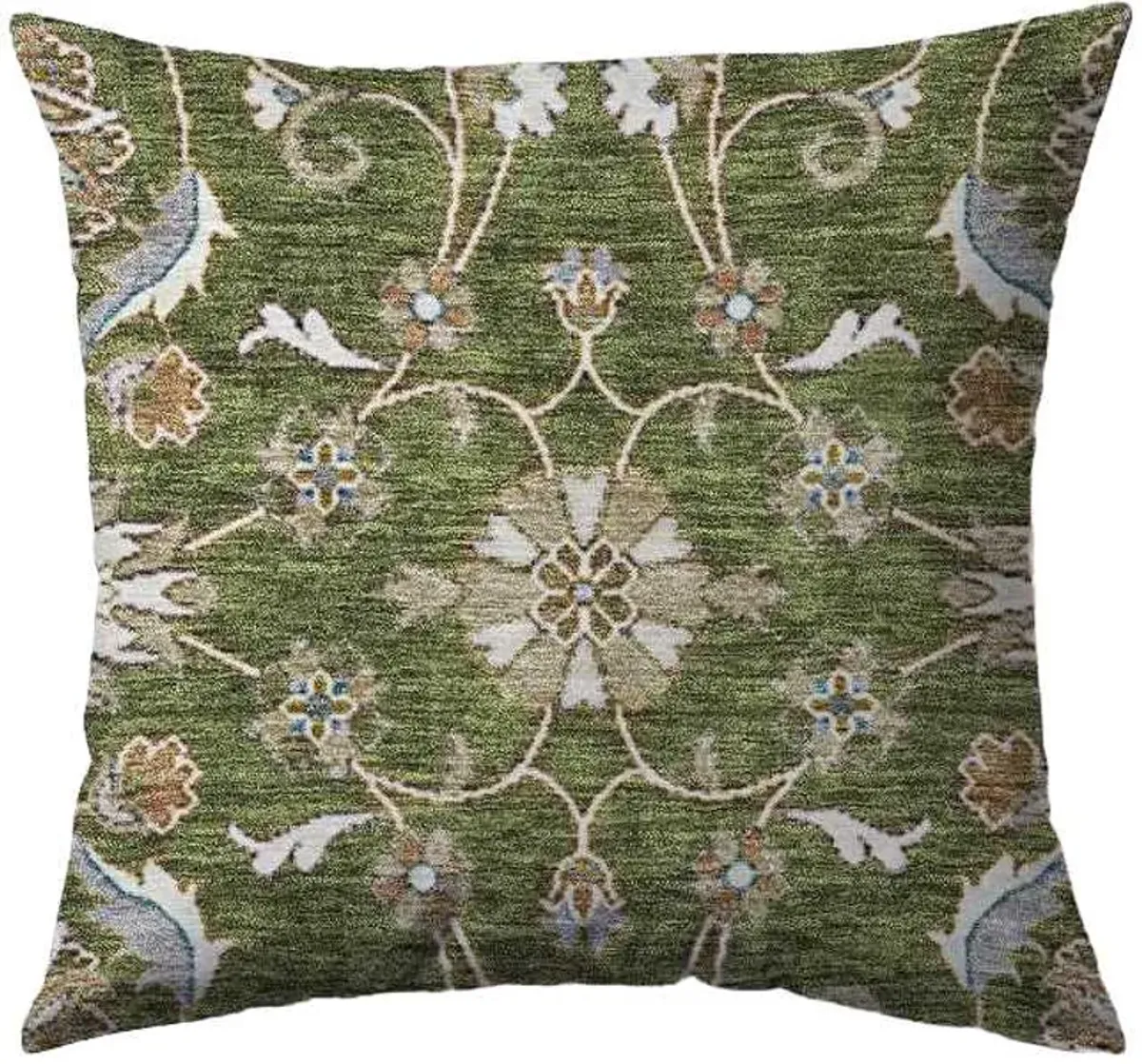 Dalyn Rug Company Hatay Olive 18"x18" Feather Throw Pillow