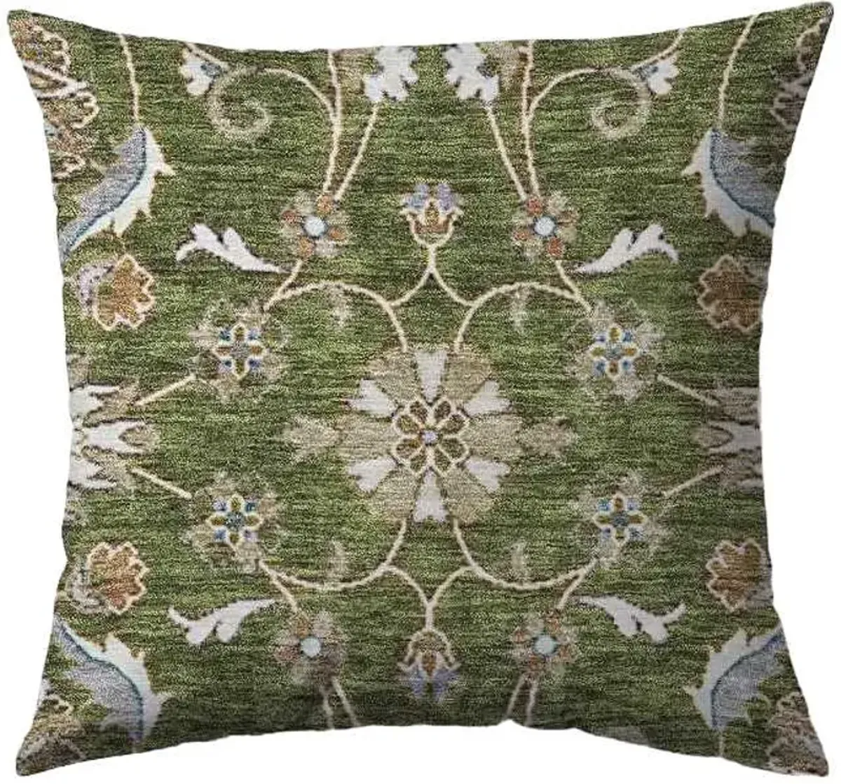 Dalyn Rug Company Hatay Olive 22"x22" Feather Throw Pillow