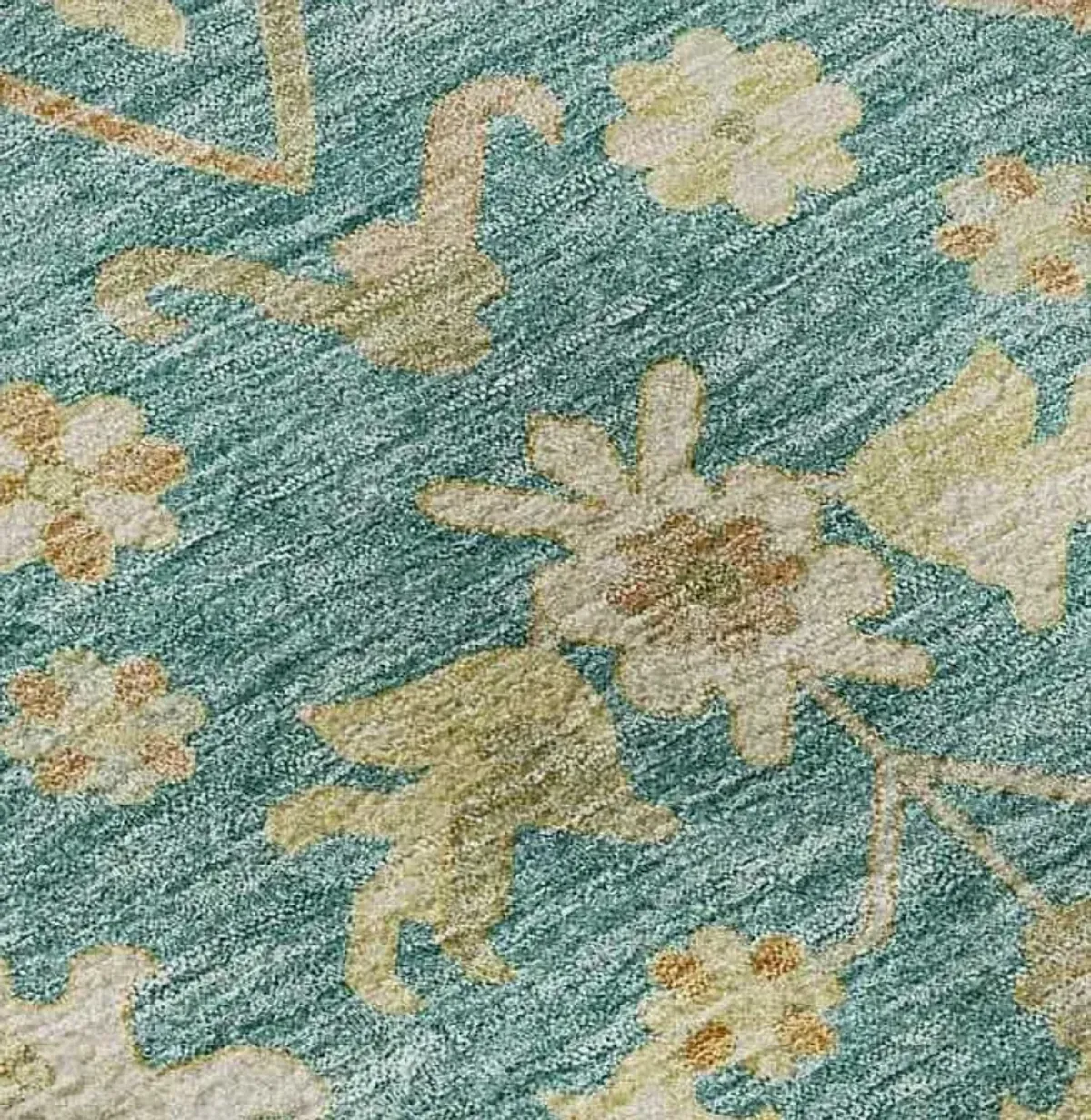 Dalyn Rug Company Hatay Teal 14"x20" Feather Throw Pillow