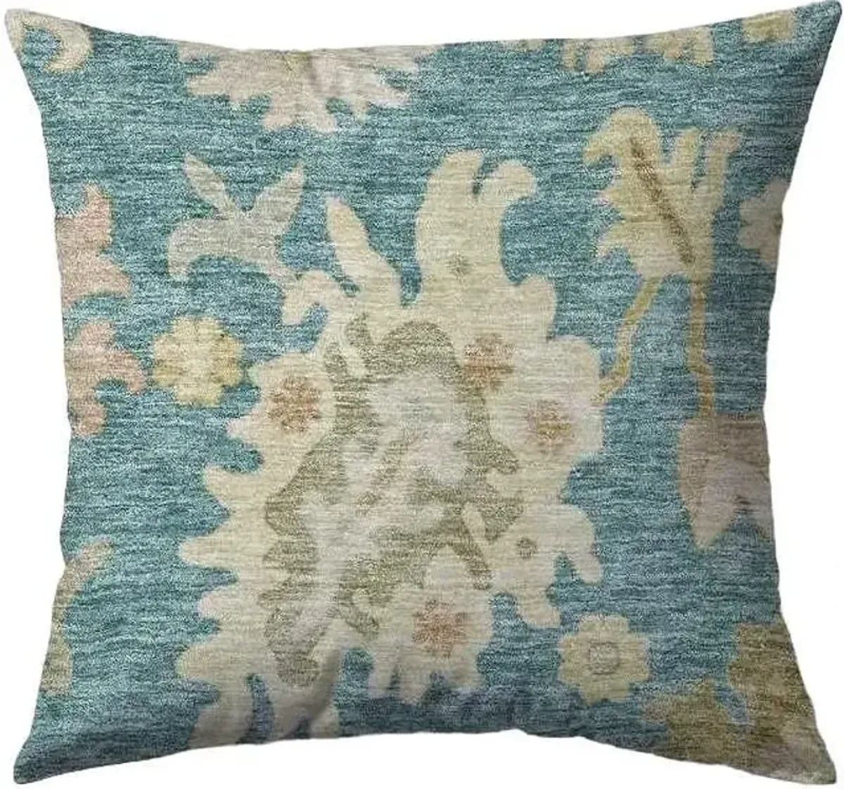 Dalyn Rug Company Hatay Teal 18"x18" Feather Throw Pillow