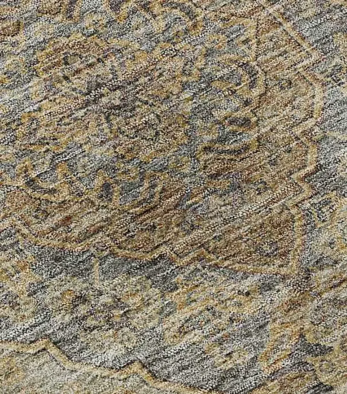 Dalyn Rug Company Hatay Charcoal 14"x20" Feather Throw Pillow