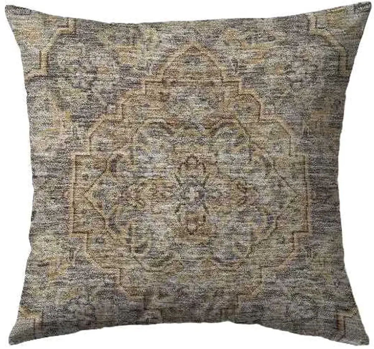 Dalyn Rug Company Hatay Chocolate 18"x18" Style 3 Feather Throw Pillow