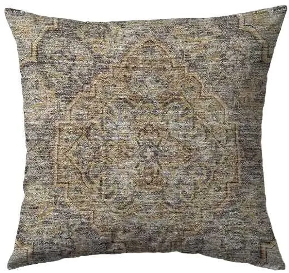 Dalyn Rug Company Hatay Chocolate 18"x18" Style 3 Feather Throw Pillow