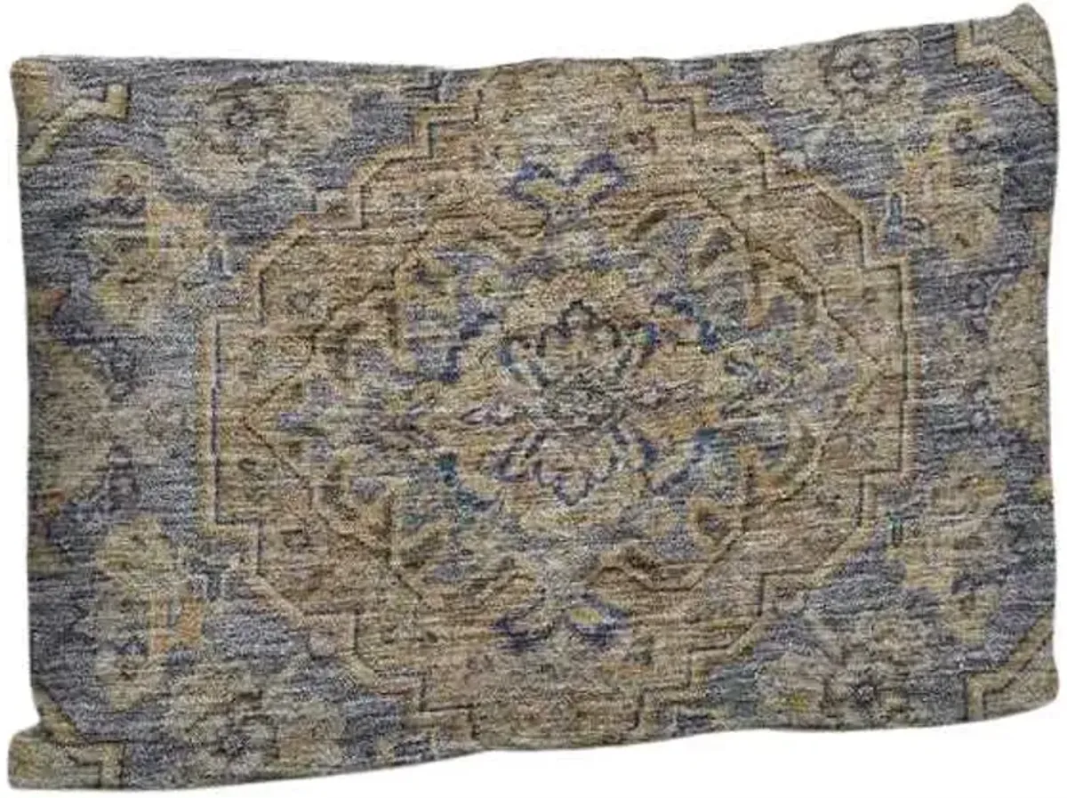 Dalyn Rug Company Hatay Navy 14"x20" Style 2 Feather Throw Pillow