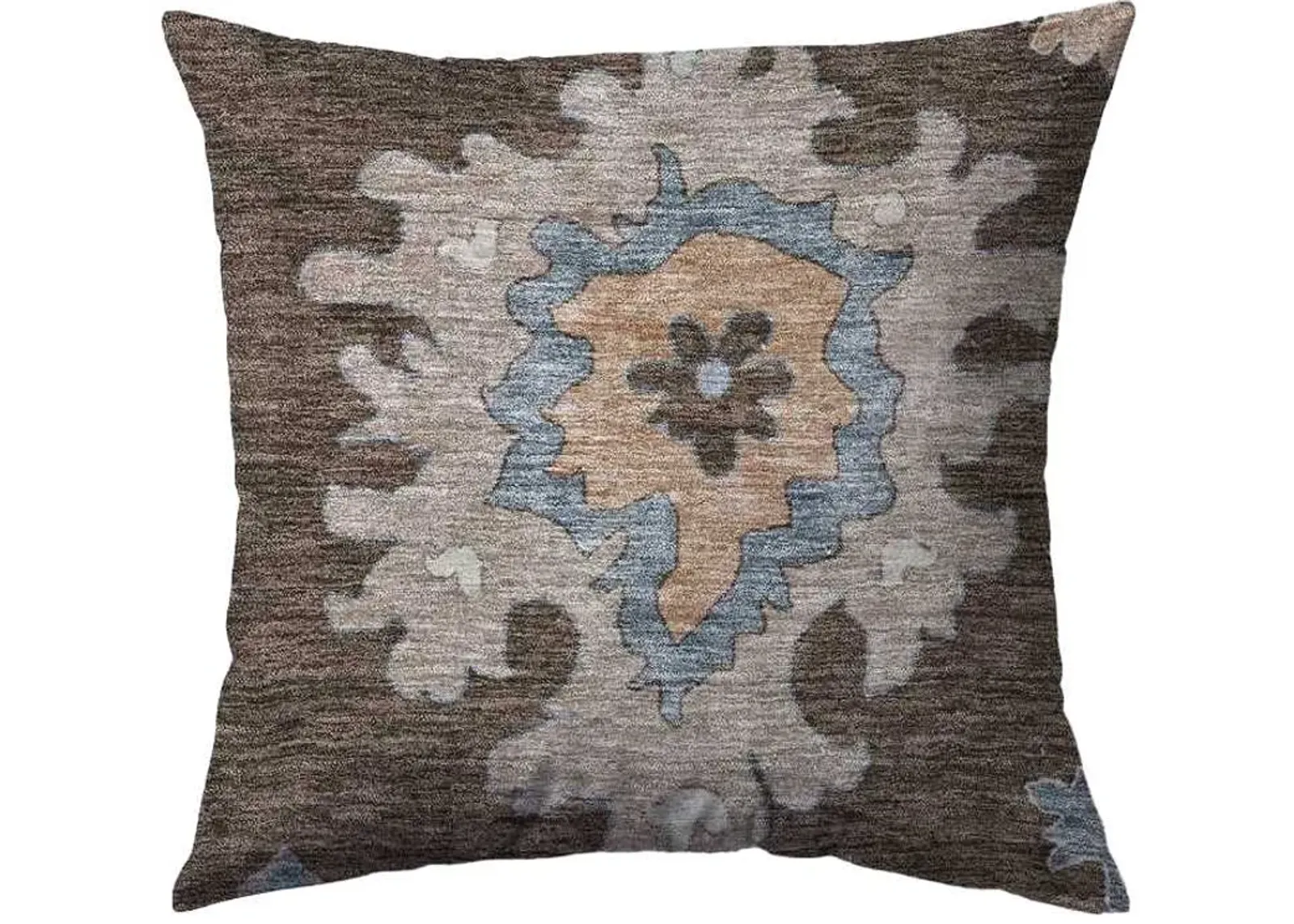 Dalyn Rug Company Hatay Chocolate 18"x18" Style 4 Feather Throw Pillow