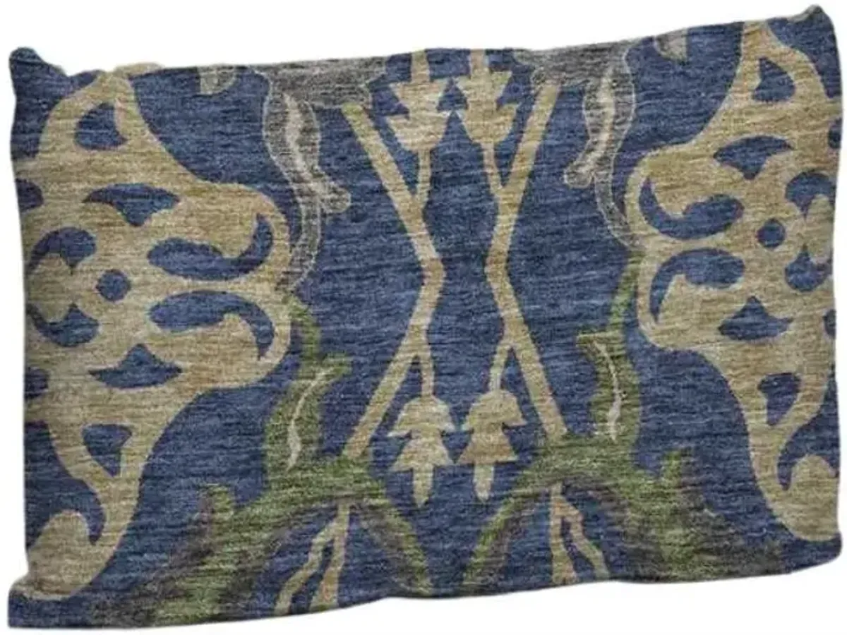 Dalyn Rug Company Hatay Navy 14"x20" Style 4 Feather Throw Pillow
