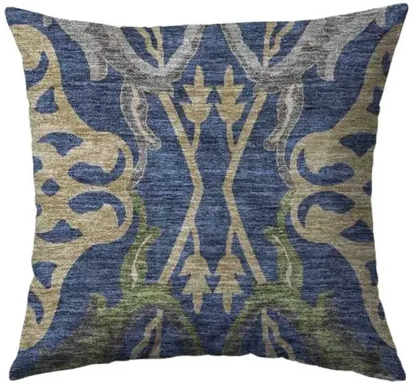 Dalyn Rug Company Hatay Navy 18"x18" Style 4 Feather Throw Pillow
