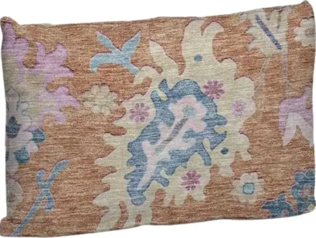 Dalyn Rug Company Hatay Orange 14"x20" Feather Throw Pillow