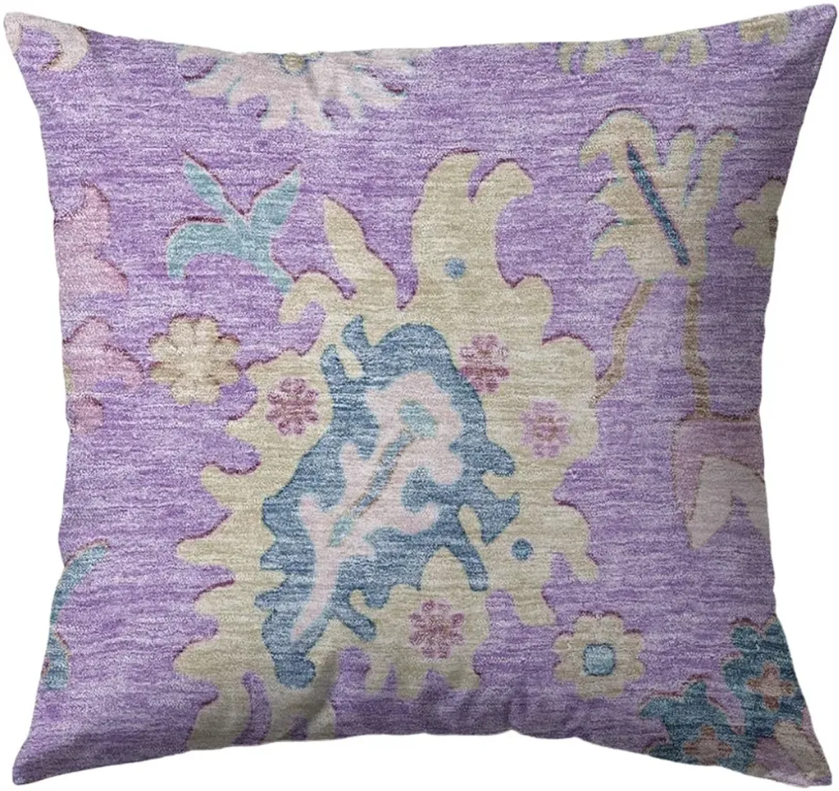 Dalyn Rug Company Hatay Purple 22"x22" Style 2 Feather Throw Pillow