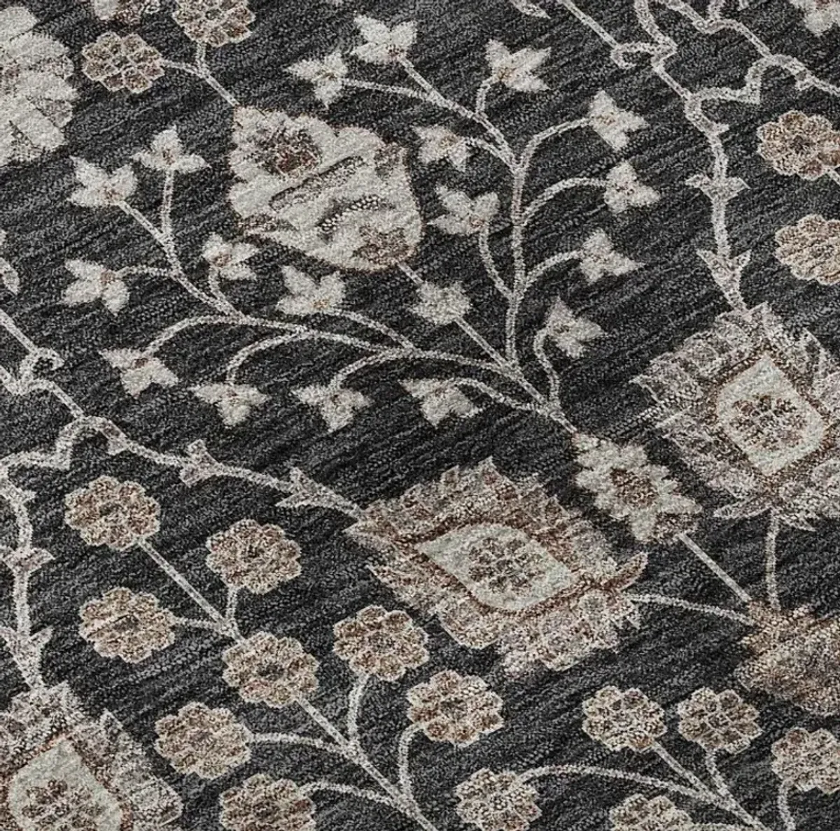 Dalyn Rug Company Hatay Black 14"x20" Style 6 Feather Throw Pillow