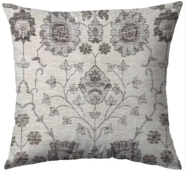 Dalyn Rug Company Hatay Ivory 18"x18" Style 6 Feather Throw Pillow