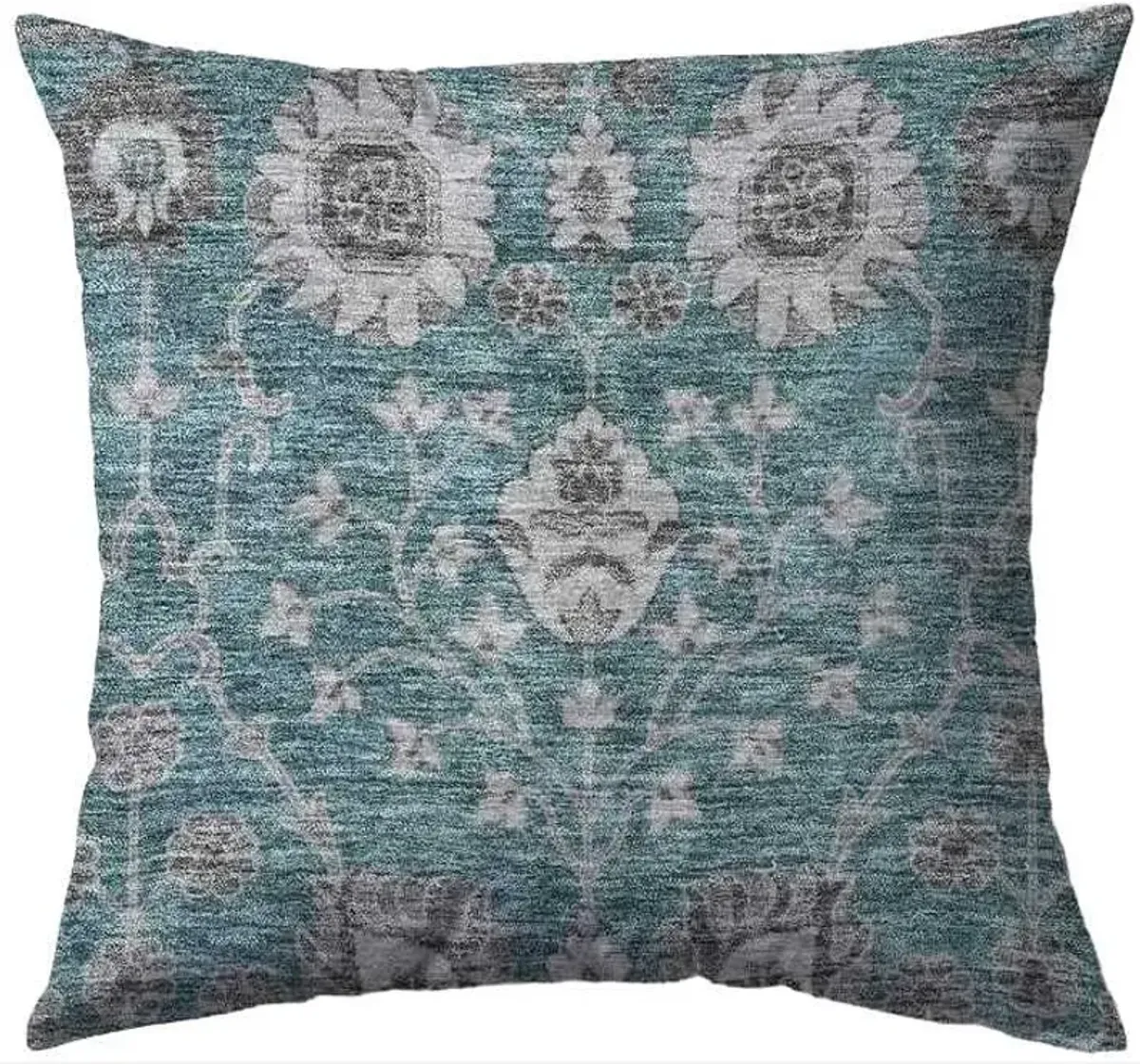 Dalyn Rug Company Hatay Teal 18"x18" Style 3 Feather Throw Pillow