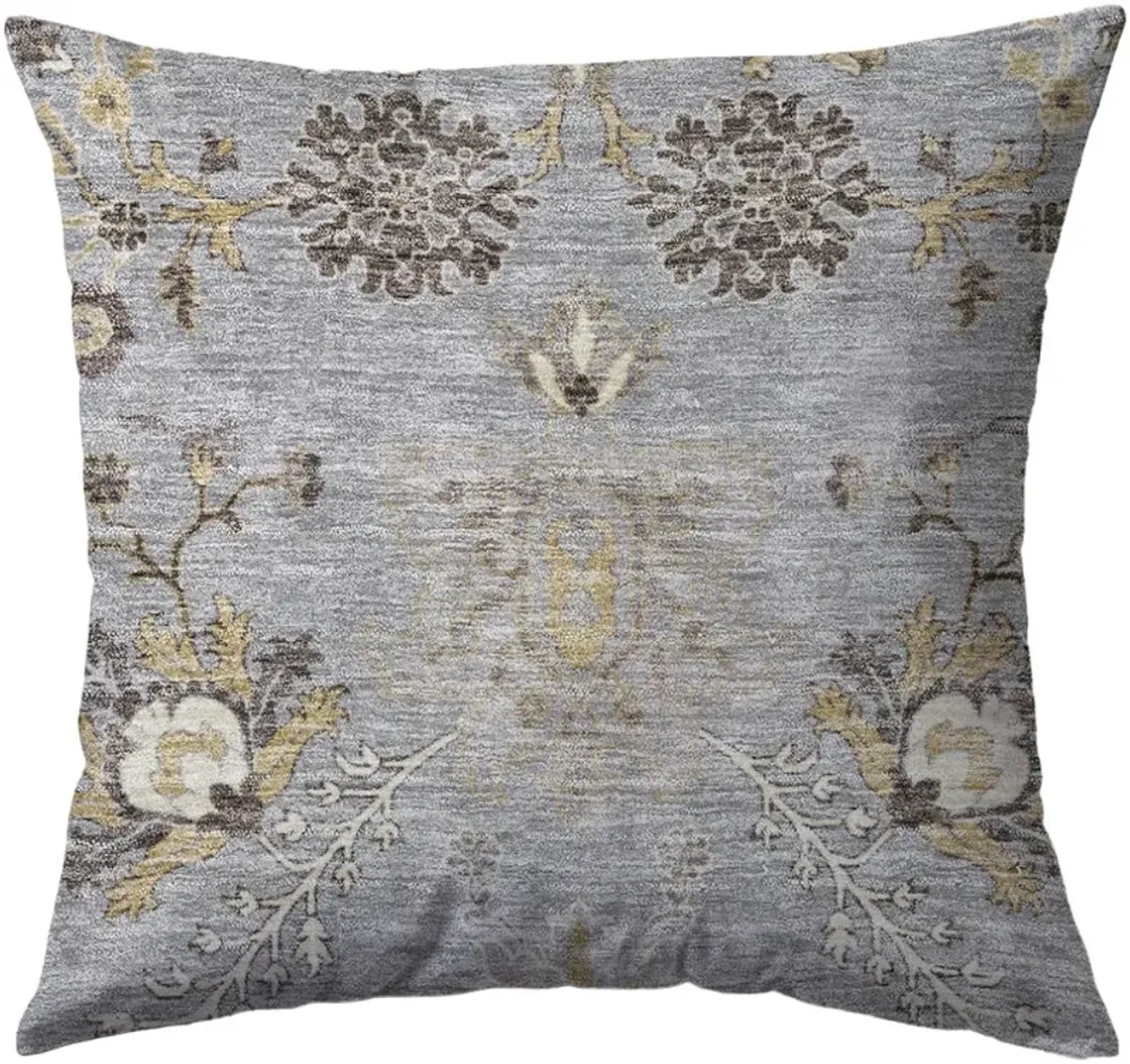 Dalyn Rug Company Hatay Gray 18"x18" Style 3 Feather Throw Pillow