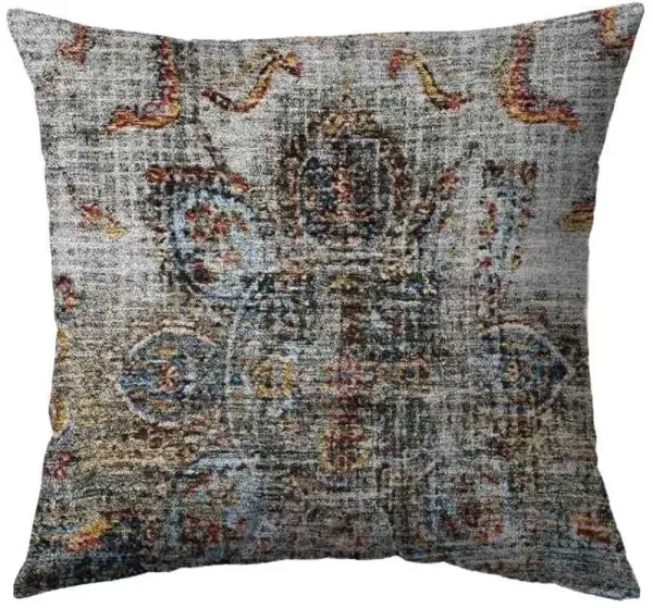 Dalyn Rug Company Karaj Copper 18"x18" Feather Throw Pillow
