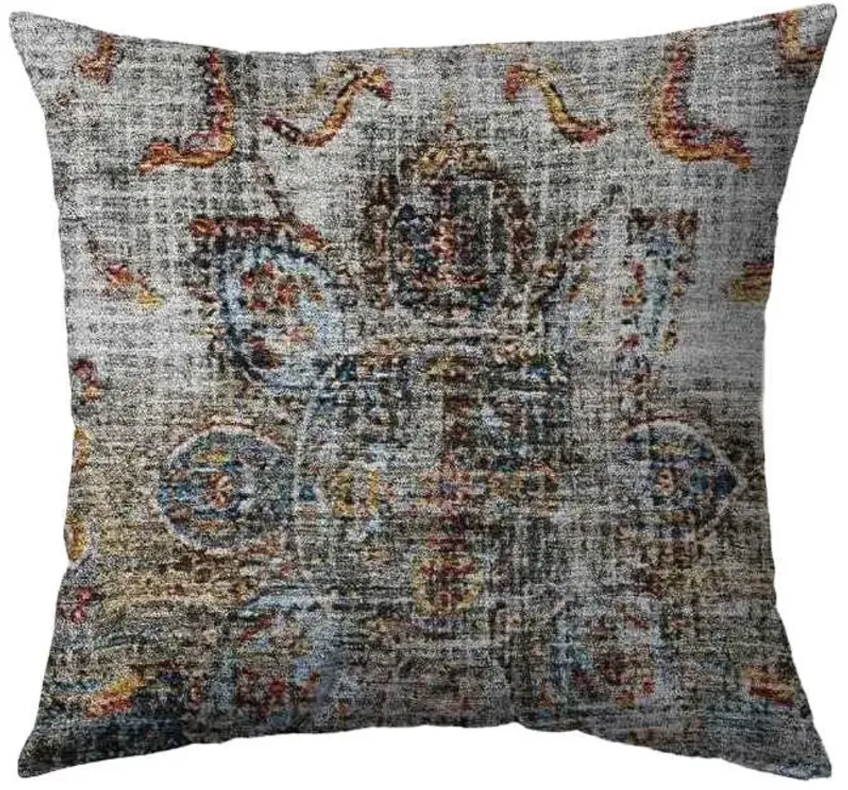 Dalyn Rug Company Karaj Copper 22"x22" Feather Throw Pillow