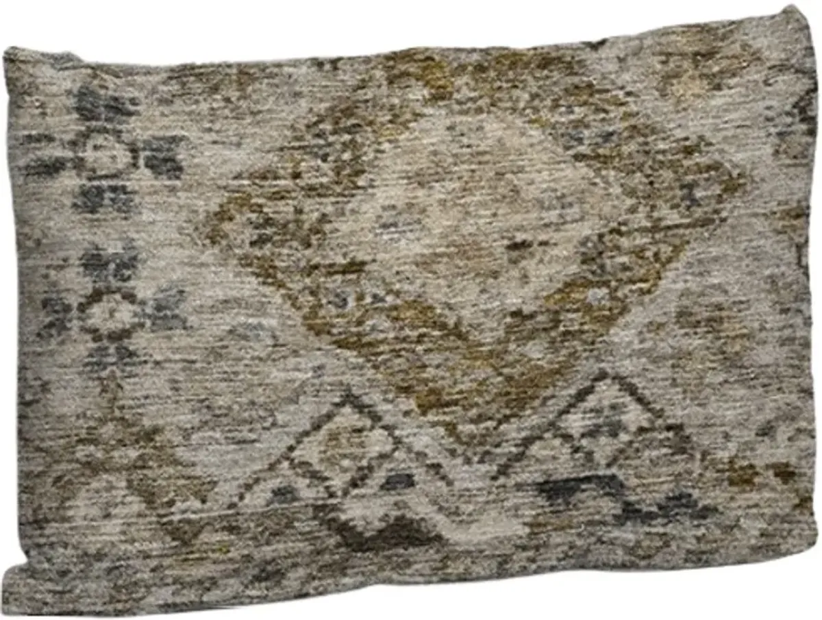 Dalyn Rug Company Karaj Brown 14"x20" Style 1 Feather Throw Pillow