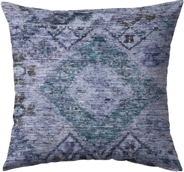 Dalyn Rug Company Karaj Blue 18"x18" Style 3 Feather Throw Pillow