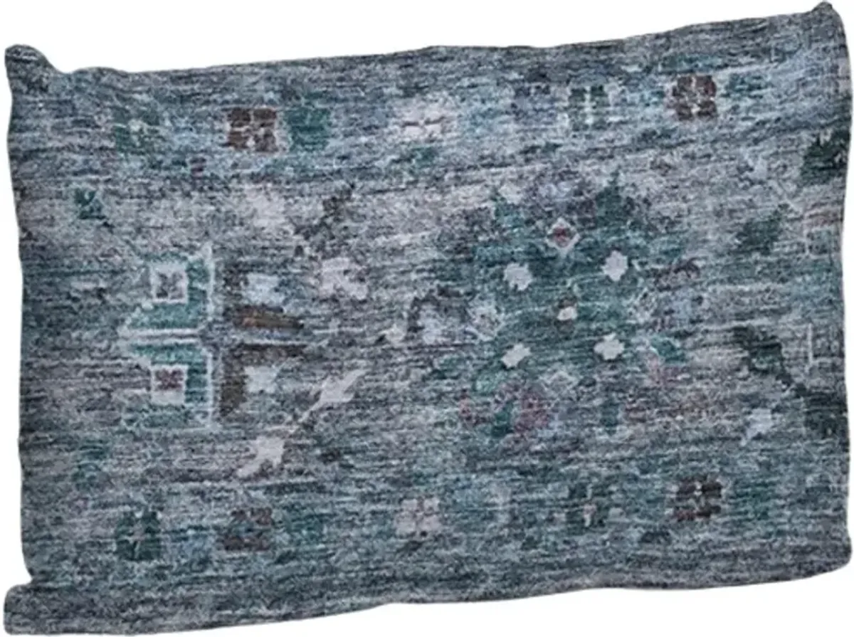 Dalyn Rug Company Karaj Blue 14"x20" Style 4 Feather Throw Pillow